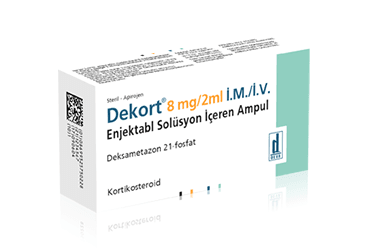 DEKORT 8 MG/2 ML IM/IV ENJEKSIYONLUK COZELTI 1 AMPUL